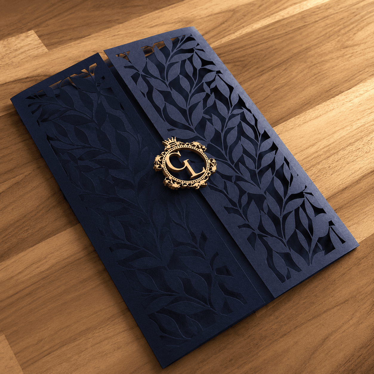 Navy Laser Gate template preview