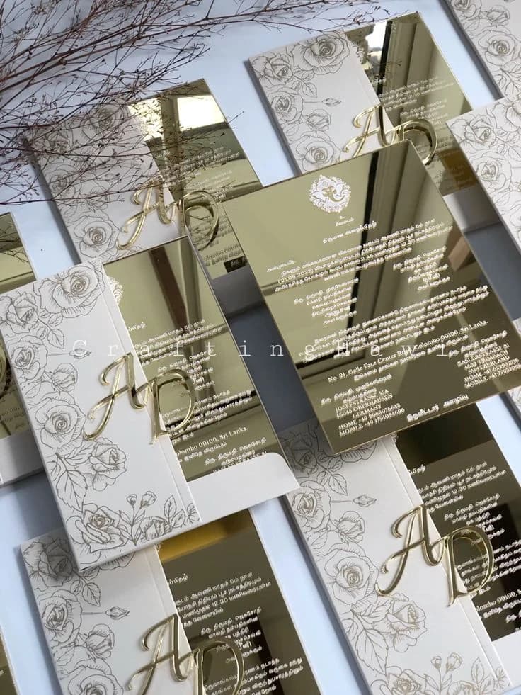 Mirror Acrylic template preview