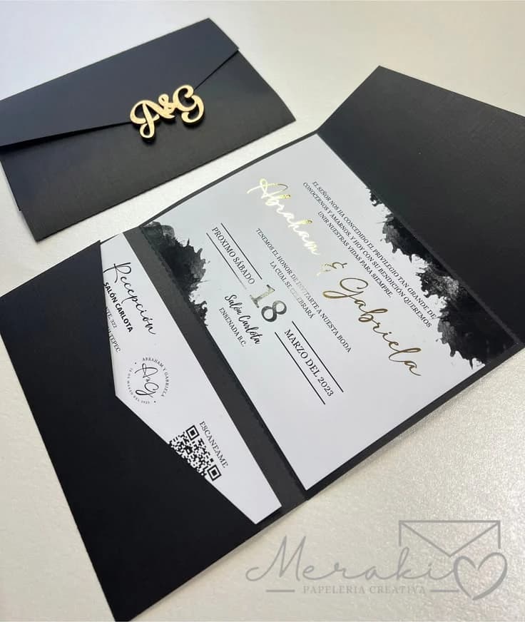 Noir Gold Pocket template preview
