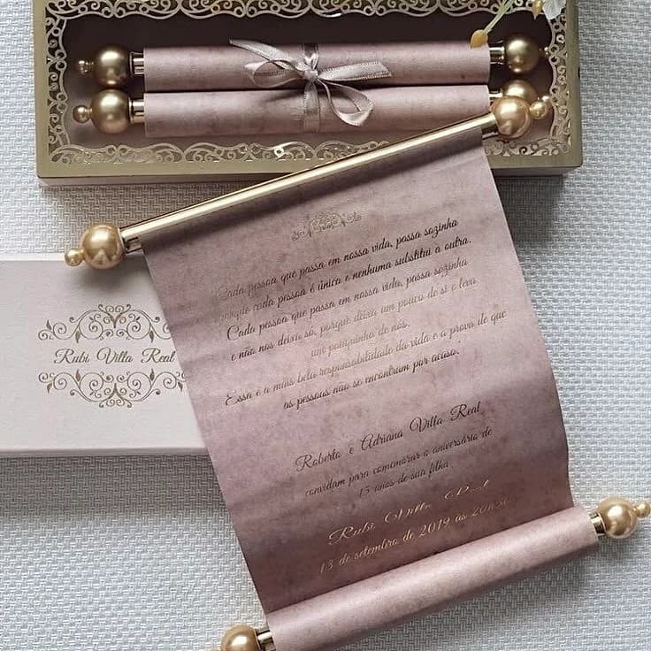 Royal Scroll template preview